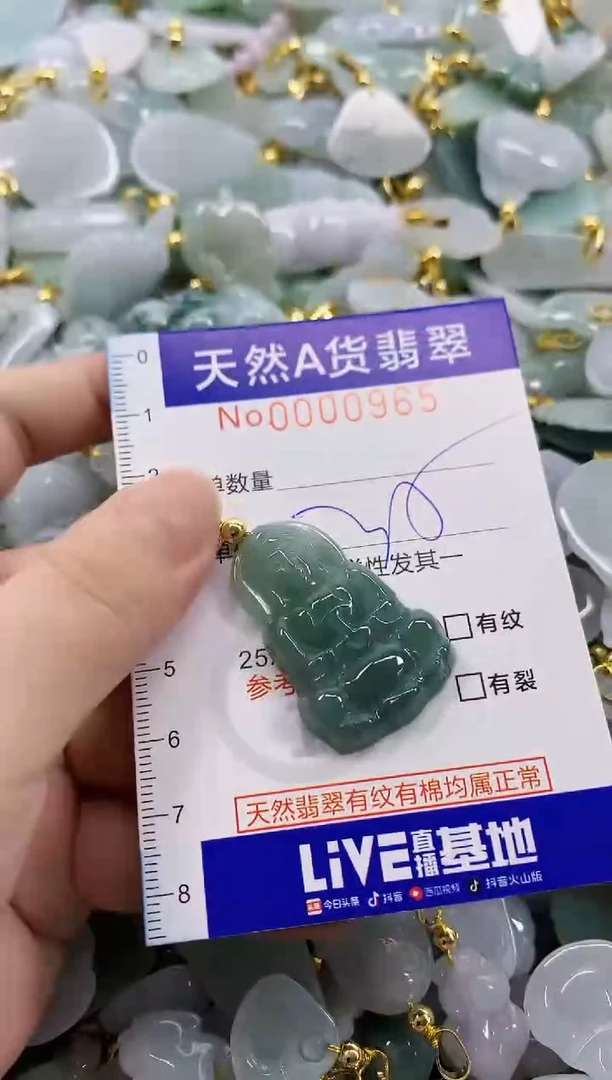 颈饰未镶嵌翡翠天然A货翡翠