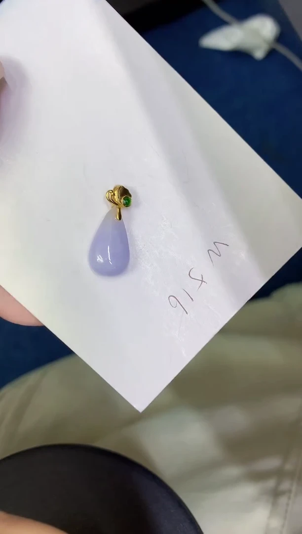 颈饰未镶嵌翡翠缅甸天然翡翠A货