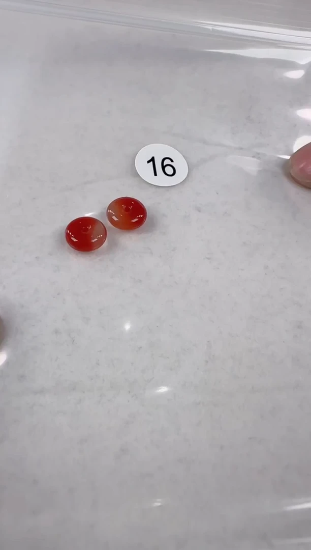 未镶嵌南红玛瑙珠宝半成品喵*原矿无优化无胶裂平安扣