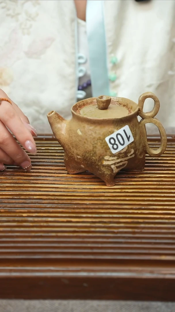 万古烧粗陶手工茶具