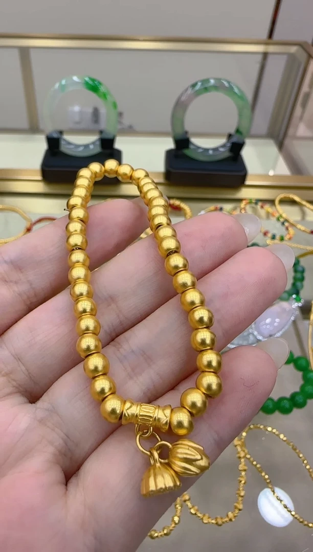 【闪购商品】定制足金手链团购多样性发一件