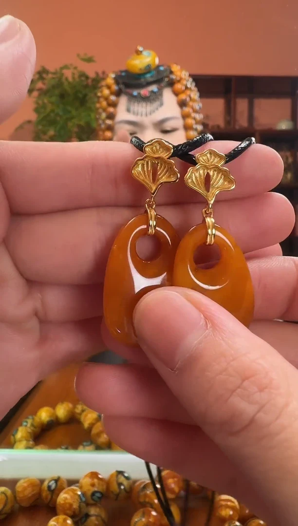 银S925镶嵌颈饰蜜蜡2003选择多样性发货其中一件