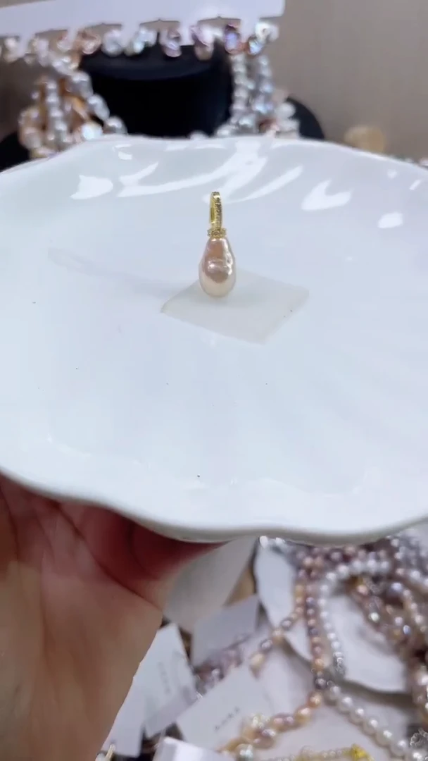 未镶嵌吊坠淡水珍珠【纯恬饰品】