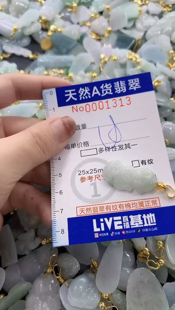 颈饰未镶嵌翡翠天然A货翡翠