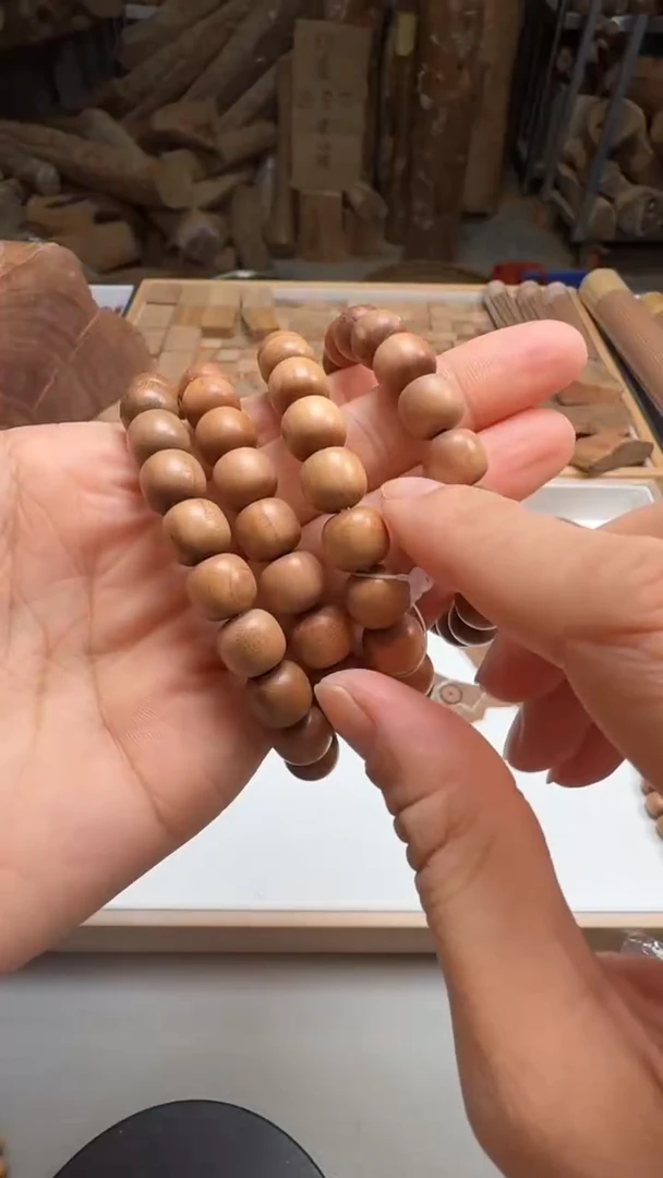 檀香木手串/手链四剖料9x10福利款单圈