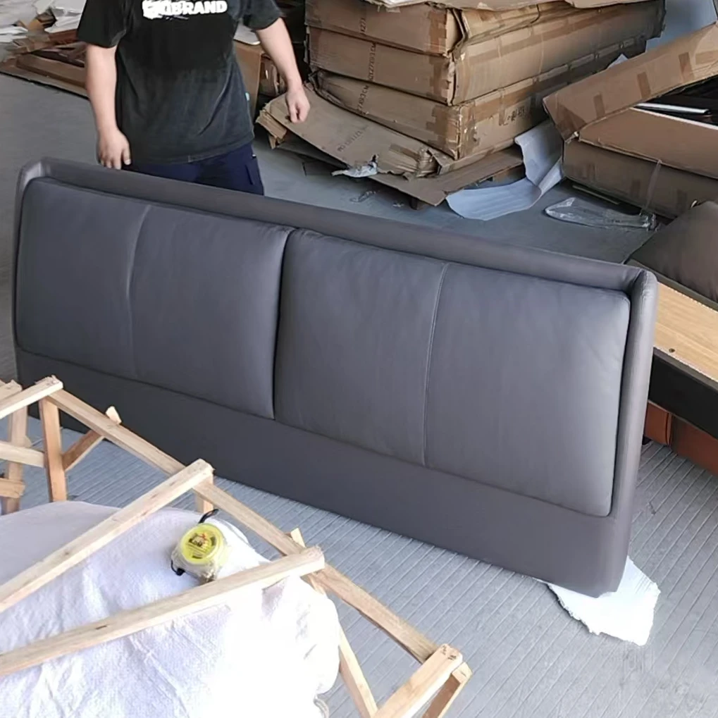 P682（完整床）接触面皮艺床【不包安装】库存尾货（一楼）4702