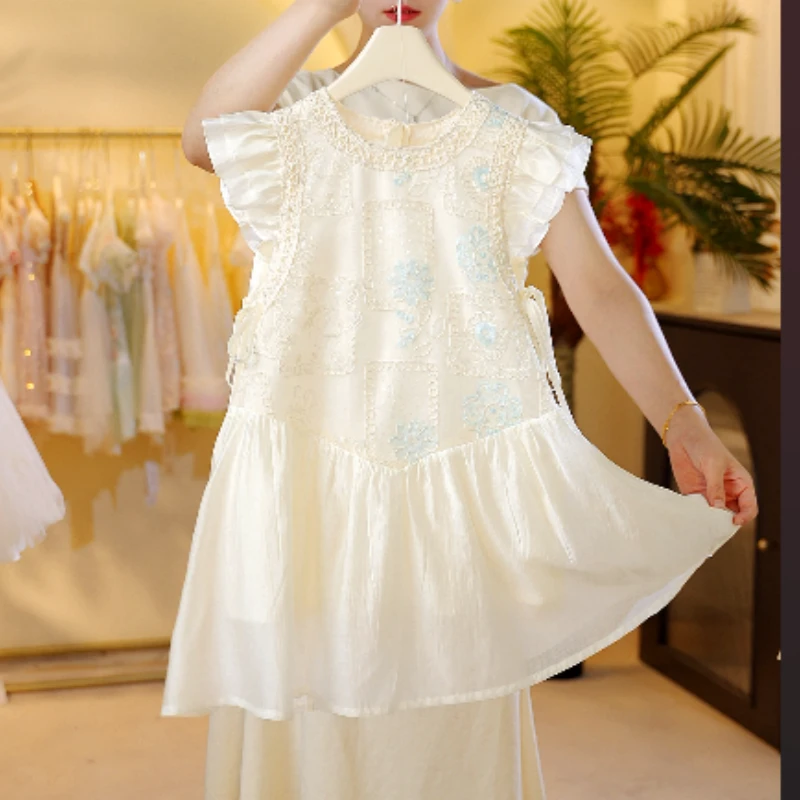 【新号】2025新款公主女童公主裙甜美仙女裙女宝连衣裙X26104