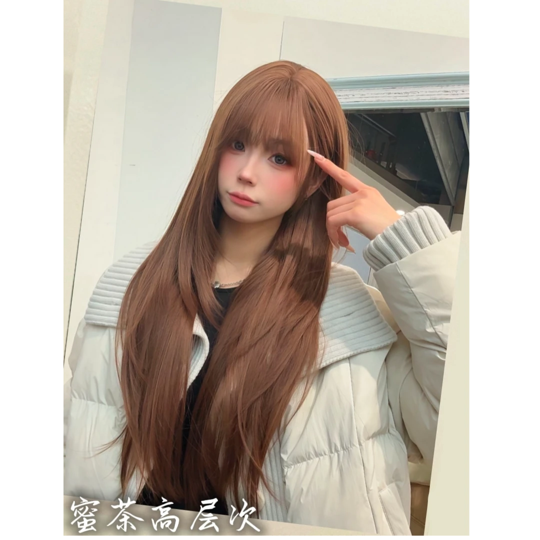 【重返20岁】假发女长发气质减龄女团风氛围长直全头套07