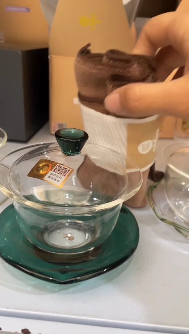 【闪购商品】禅语盖碗墨绿。。。。