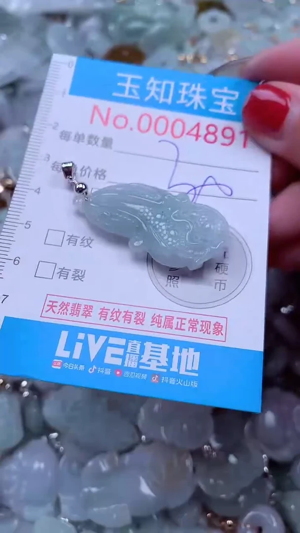 吊坠(不含链)未镶嵌翡翠4891