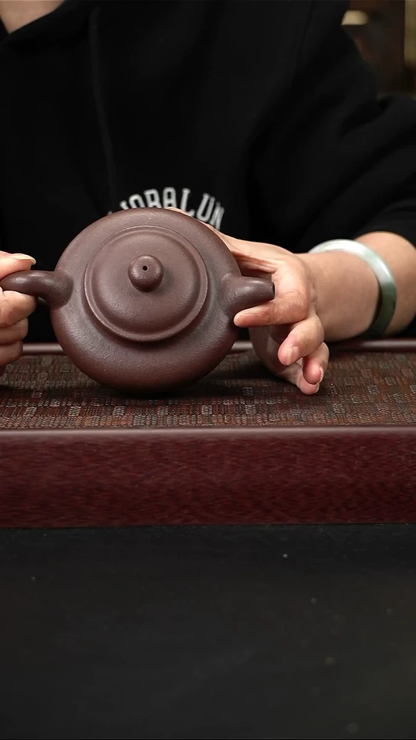 茶壶紫砂xj底槽青仿古260CC