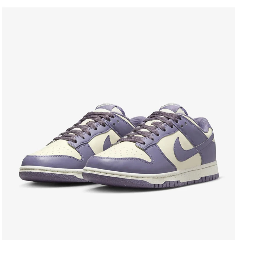 NIKE/耐克DUNK低帮百搭休闲运动板鞋舒适新款女款紫白FZ4349100