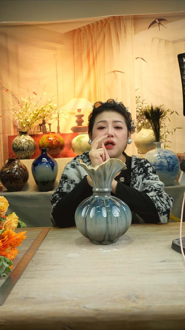 高 26口 14 陶瓷花瓶花器