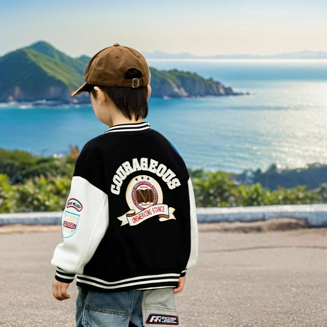 童装男童棒球服春秋2025新款宝宝外套秋季儿童夹克小男孩运动秋装