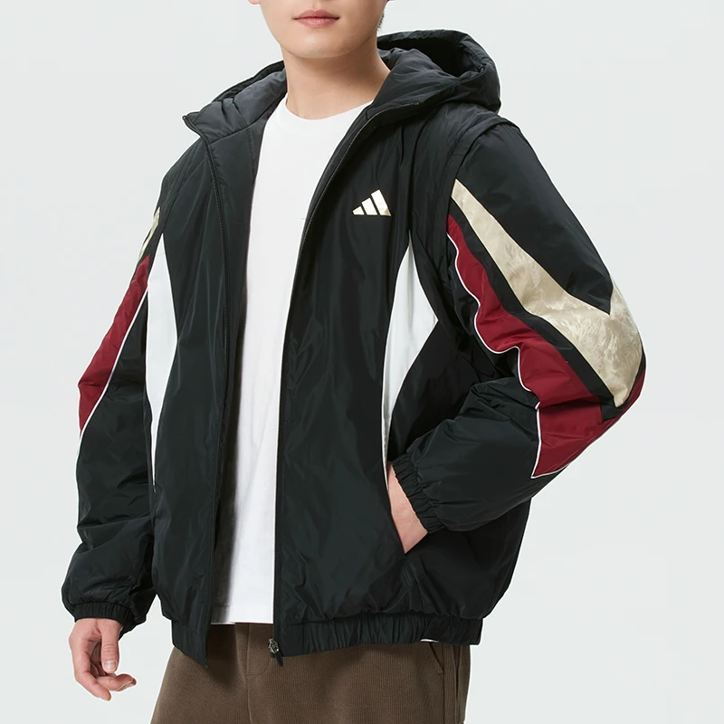 【新年战袍】阿迪达斯新年款棉服男装2026新款保暖运动篮球夹克