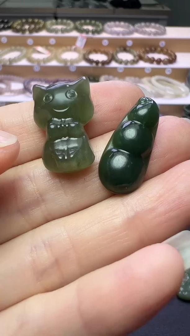 颈饰未镶嵌和田玉155号链接两个15米