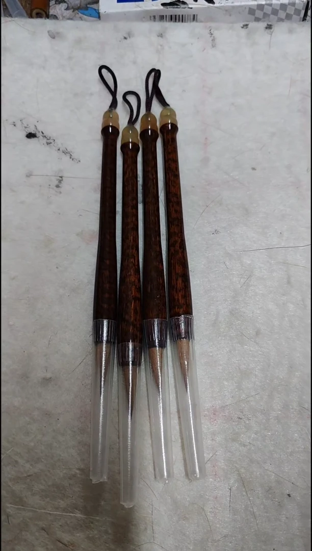 蛇纹木  奶尾 小楷   单支  短笔杆