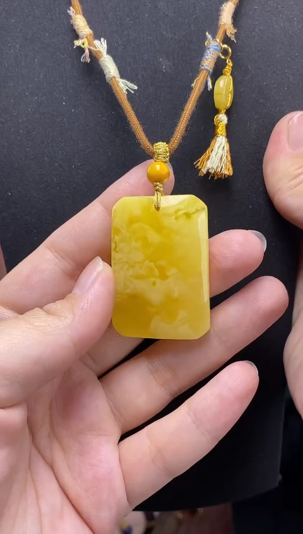 琥珀颈饰未镶嵌G14541