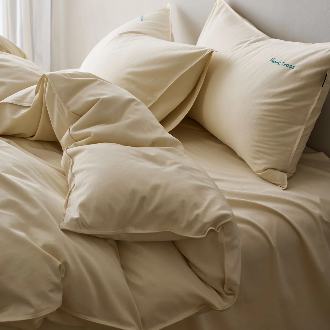 雯妈-软芙蕾！MARKCROSS【云朵慕斯】80S阿瓦提长绒棉四件套