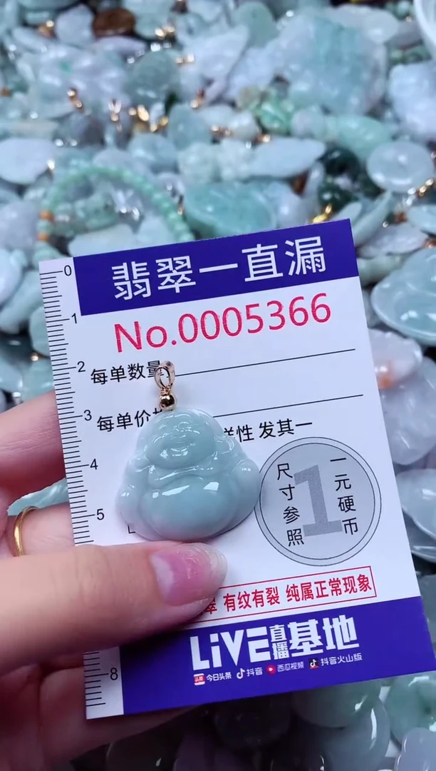 吊坠(不含链)未镶嵌翡翠5366