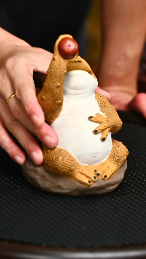 茶壶紫砂227金蟾雕塑逍遥蟾