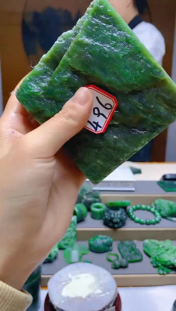 【闪购商品】和田玉（碧玉）珠宝半成品未镶嵌1