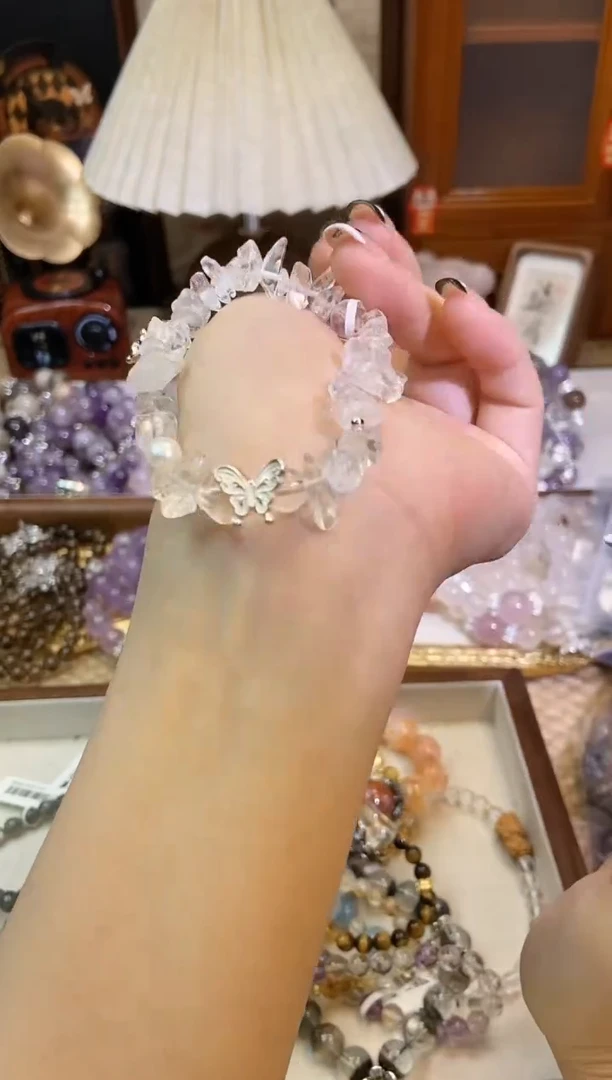 【闪购商品】水晶手链银S925镶嵌423手串