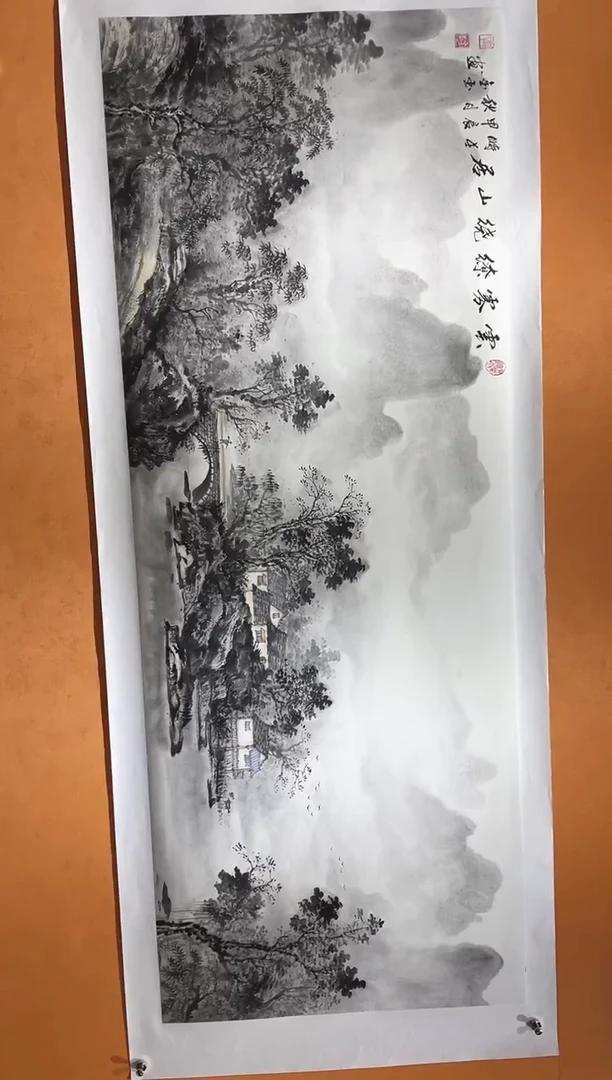 国画刘金玉教授亲笔手绘