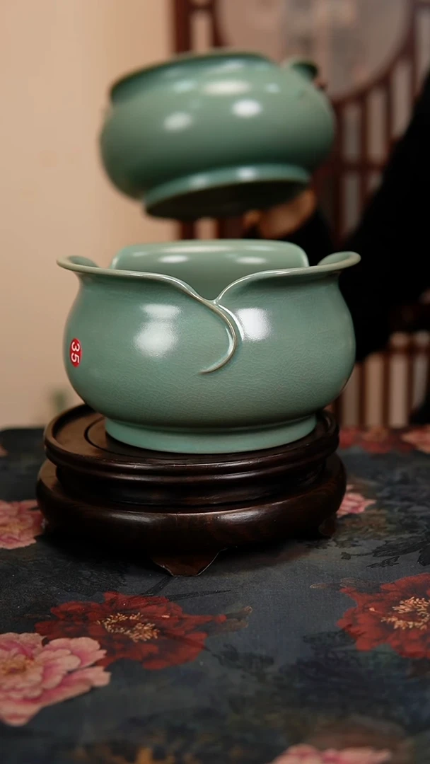 瓷片原产地原矿釉汝瓷