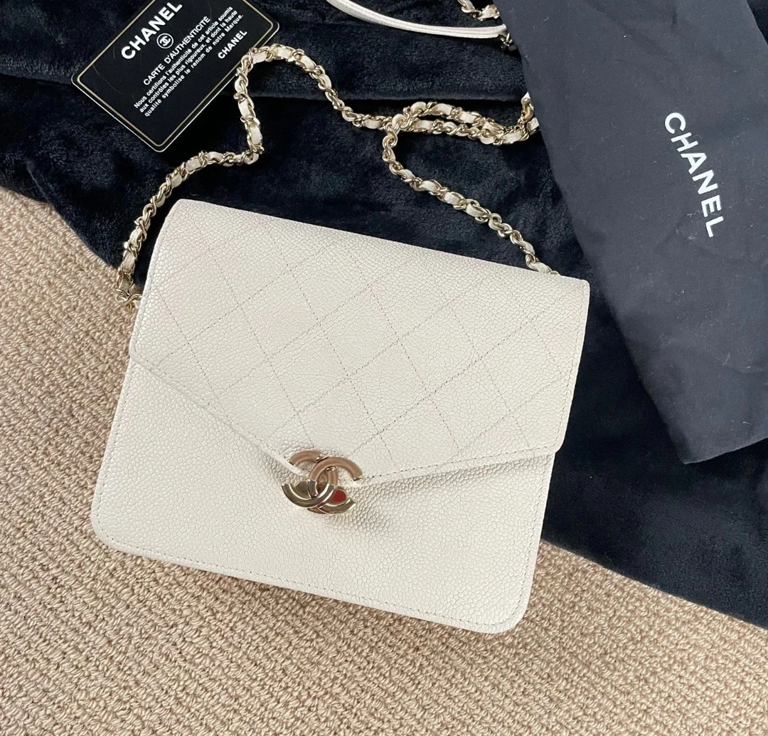 99新 Chanel/香奈儿 香奈儿 信封邮差包