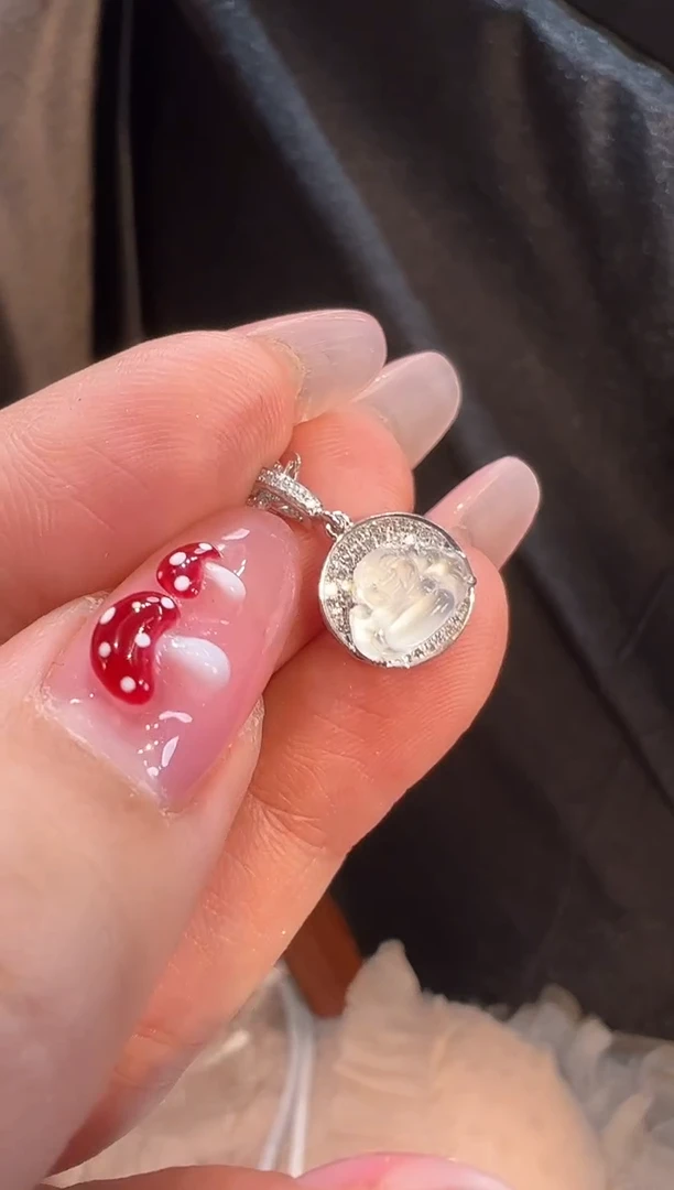 【闪购商品】翡翠颈饰18K金镶嵌吊坠