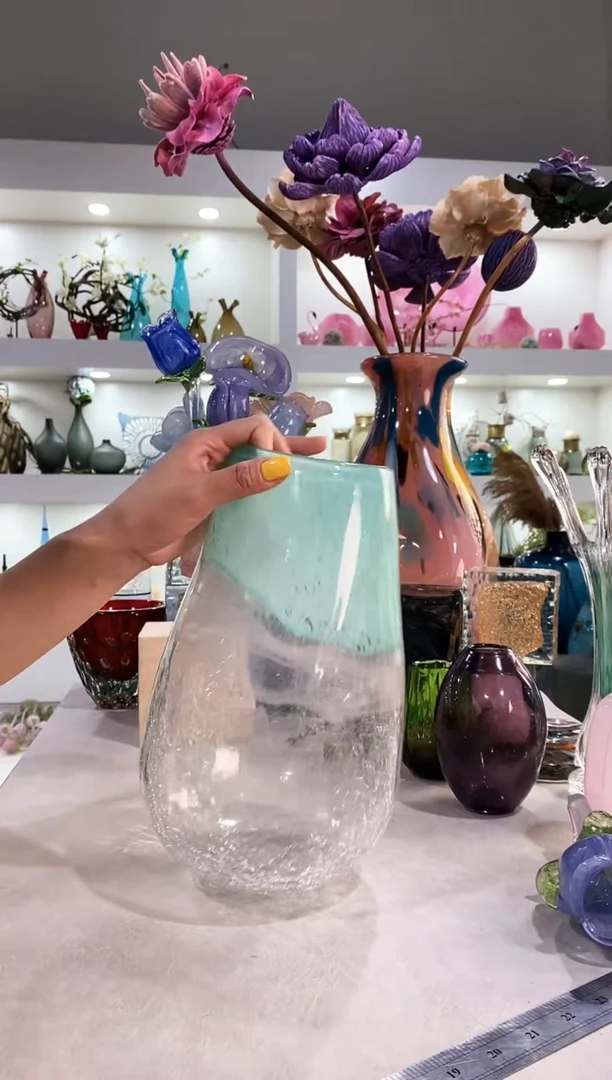 慕忆家手作琉璃花瓶