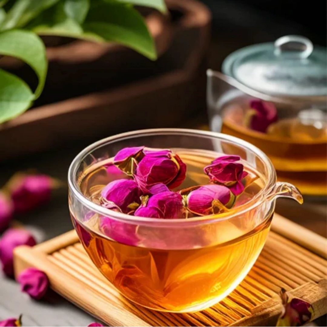 【蓓活堂】新疆和田大马士革重瓣玫瑰花瓣茶清香 50g*3罐