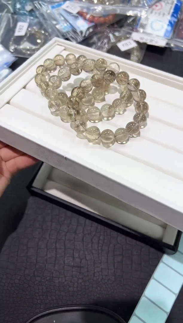 水晶手串未镶嵌35g多样性发其一【1条】默认微瑕13 mm