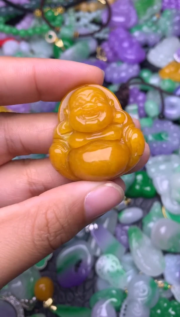颈饰未镶嵌翡翠缅甸翡翠吊坠