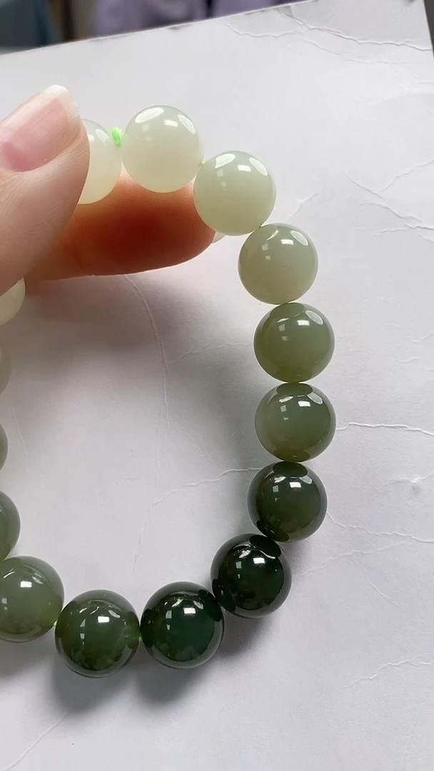 【闪购商品】和田玉手链未镶嵌渐变手串