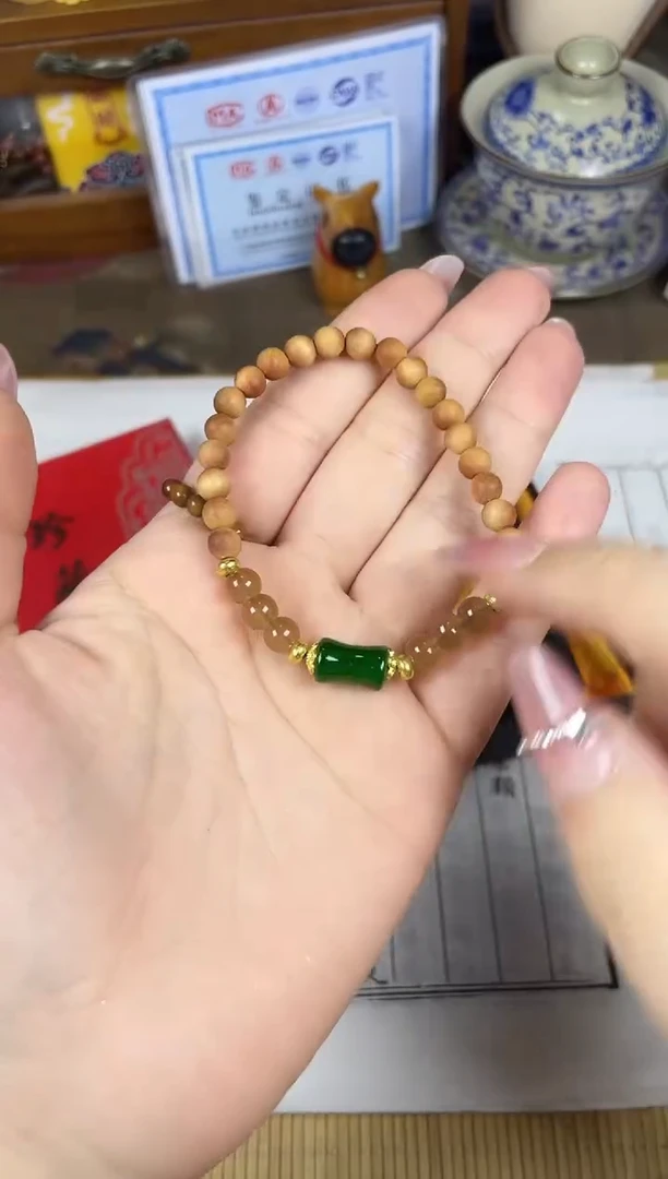 非洲檀香手串/手链菩提木质玉石手串/多发性其一/不带盒子