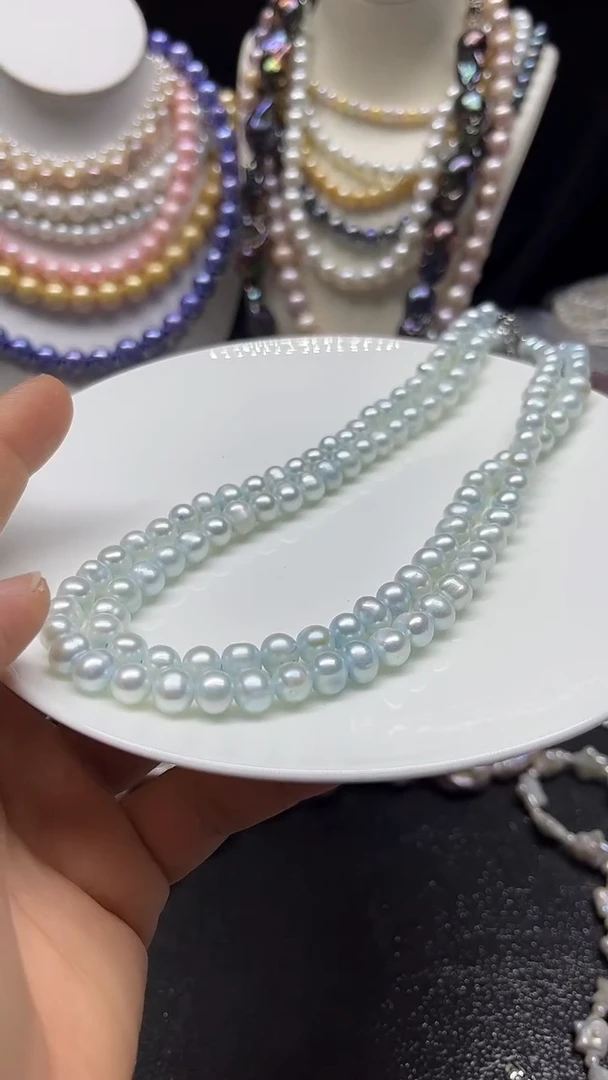 淡水珍珠未镶嵌颈饰多人