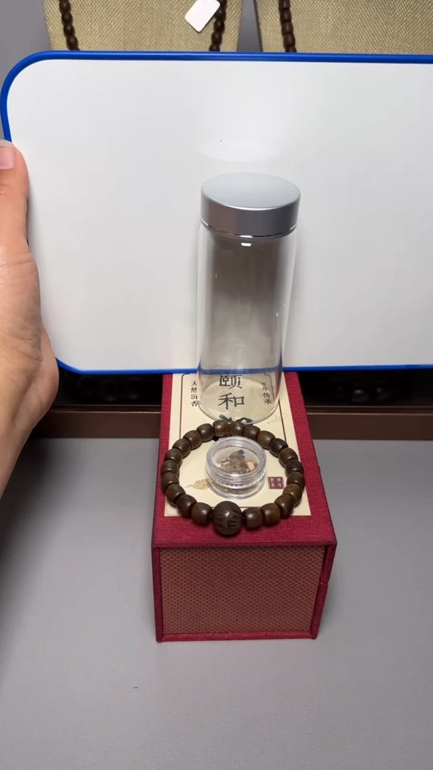 【闪购商品】沉香手串富森红土d0.9桶珠单圈