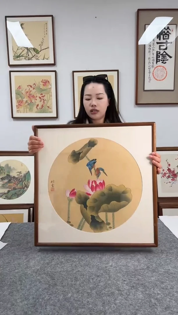 书法ZY2-53*53绘画手绘同款