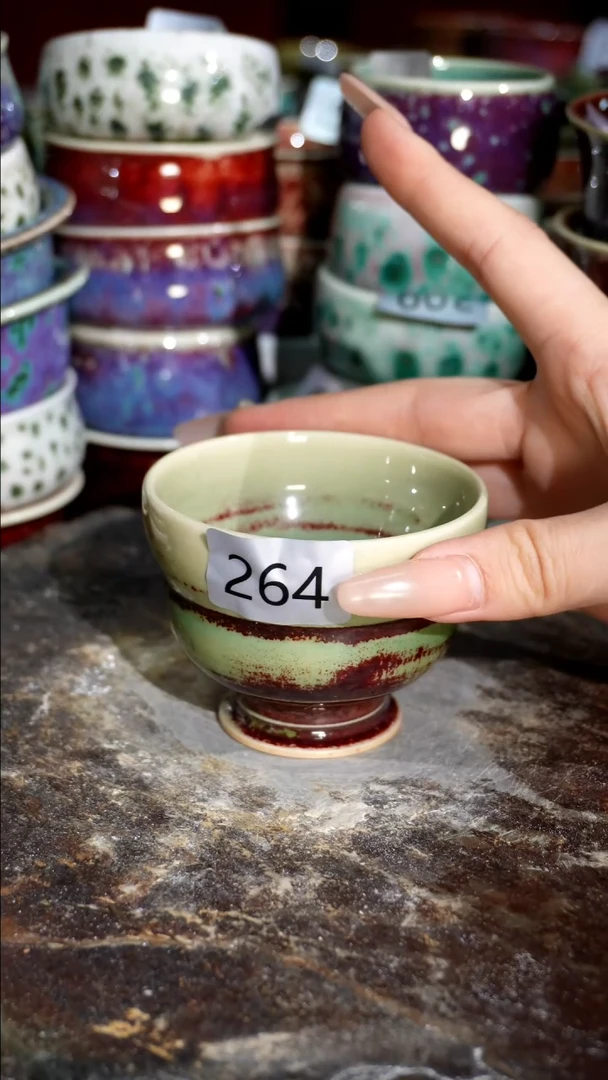 摆件精品窑变钧瓷茶器