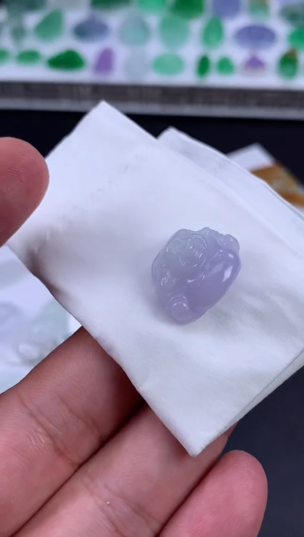 未镶嵌定制翡翠紫**然翡翠
