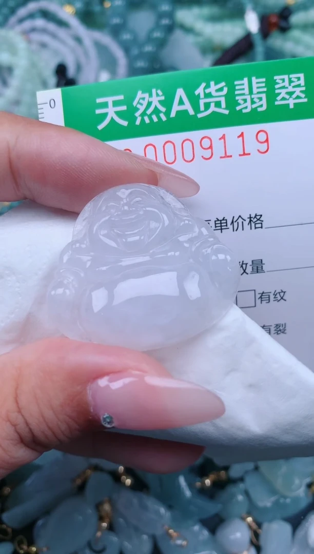 翡翠未镶嵌颈饰.0009119