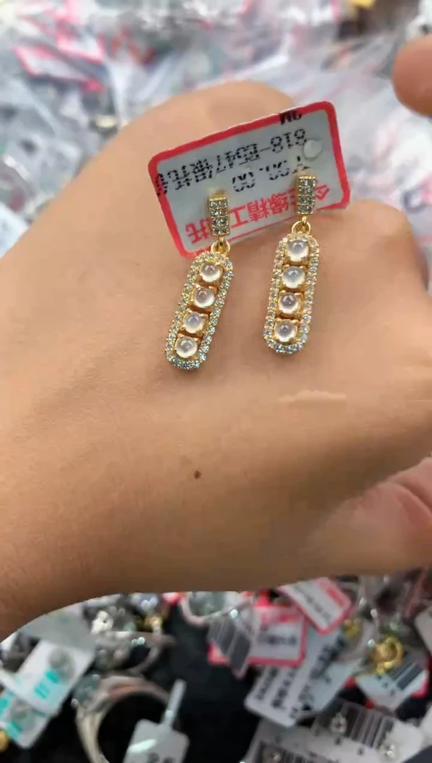 银S925镶嵌戒指翡翠5555----3
