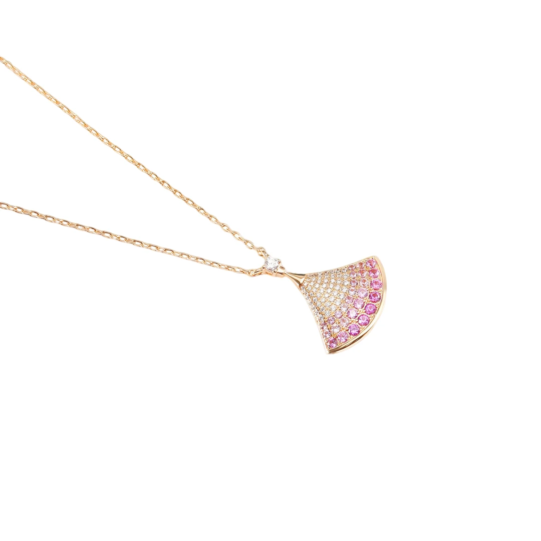 镀k金【公主】CNC精工裙子 轻奢经典项链45cm  0980