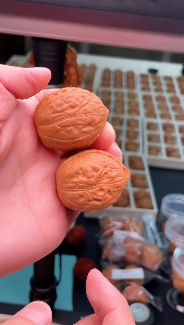 把件文玩核桃虎口蟾