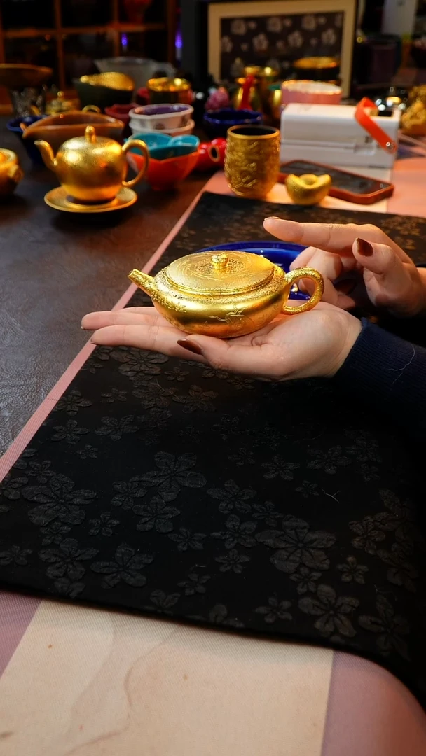 茶杯紫砂【宜景窑系列】金壶