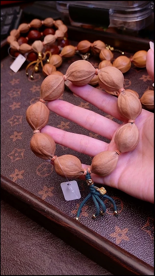 手串橄榄核2227精挑梅林铁核三花头货-带配套盘玩工具