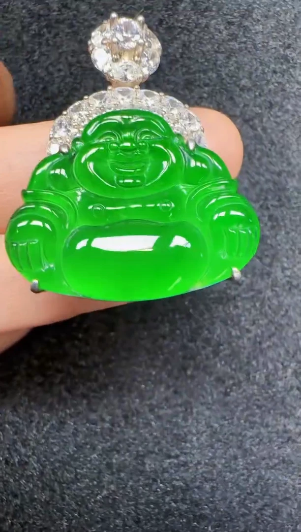 未镶嵌定制翡翠翡翠吊坠120