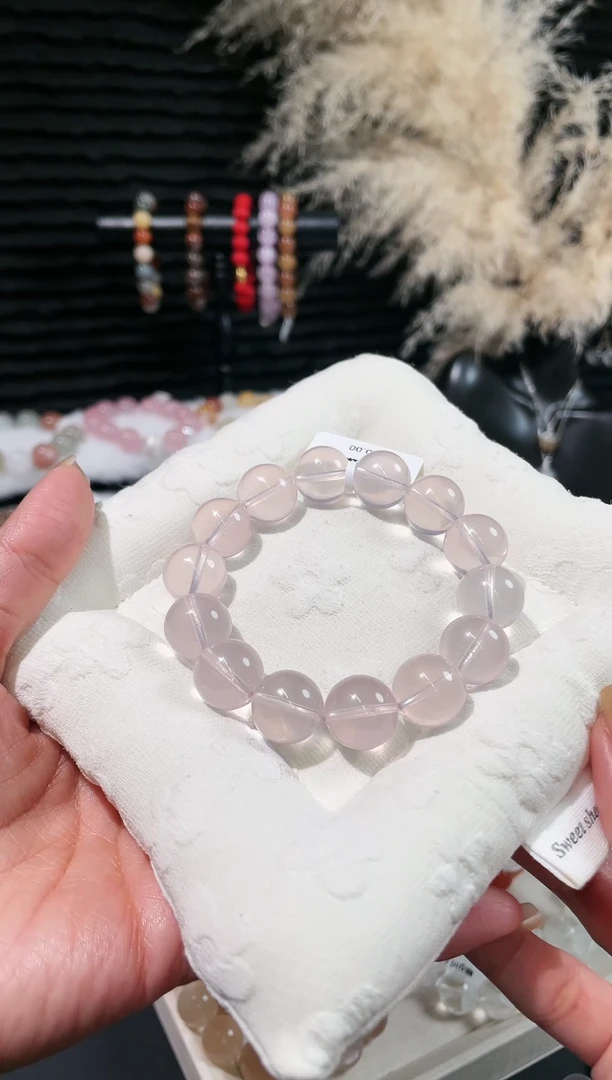 未镶嵌手链水晶亲****七粉水手串